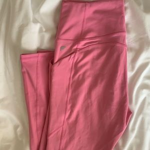 Fabletics Oasis High-Waisted 7/8 Legging - Pink Rouge - M